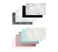 Caruba Backdrops Marble 10 Pack - Créer des Natures mortes narratives avec des conceptions Recto-Verso - Photographie de Fond - Backdrop en marbre pour la Photographie