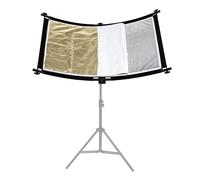 Caruba Curved Face Reflector Pro Kit 110cm x 60cm (incl. kit d'extension) | ✅ Livraison gratuite à partir de 100 €