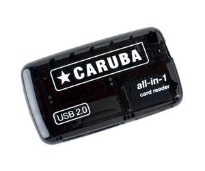 Caruba D43036 lecteur de carte mémoire USB 2.0 Noir