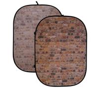 Caruba - Fond pliant - 1.50 x 2 m Briques rouges