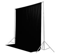 Caruba - Fond Tissu 2x3m Noir