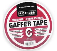 CARUBA Gaffer 50 Mètres X 5cm Blanc