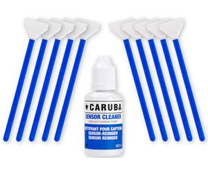 CARUBA Kit Spatules de Nettoyage Capteur FF (24mm) + Flacon 30ml
