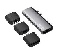 Caruba Multi-Functional 9-in-1 USB-C Hub Space Gray
