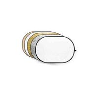 Caruba réflecteur 5 en 1 or argent jaune soleil blanc transparent 102 x 153cm