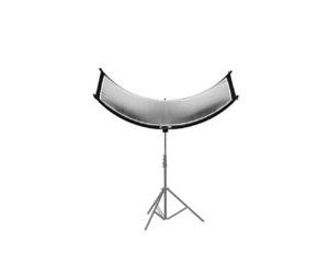 Caruba réflecteur incurvé Pro - Argent - 180 cm x 65cm