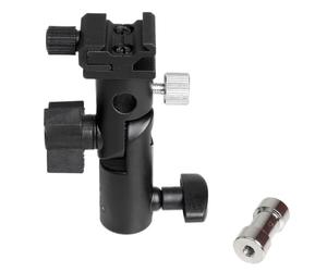 Caruba - Rotule parapluie inclinable avec support flash + spigot