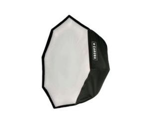 Caruba softbox ronde à assemblage rapide 120cm argent mat