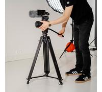 Caruba Videostar 180 Pro trépied vidéo professionnel avec tête fluide amortie