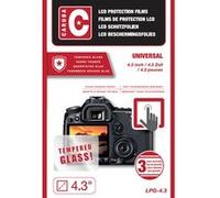 CARUBA Vitre de protection en verre pour écran 4,3' (2 ex)