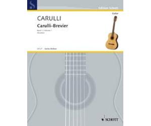 Carulli-Brevier: Oeuvres choisies pour la guitare. Vol. 1. guitar.