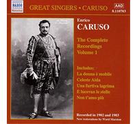Caruso, Enrico - Caruso : complete Recording /vol.1