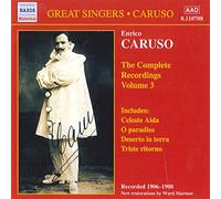 Enrico Caruso – Enregistrements complets, vol. 3 – CD – NAXOS