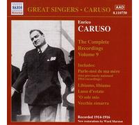 Caruso, Enrico - Intégrale des Enregistrements/Vol.9 [Import]