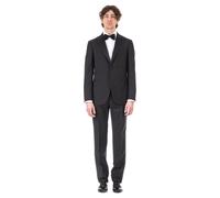 Caruso - Smoking Sartorial Noir Coupe - Homme - Costumes - Noir - Taille: 6XL