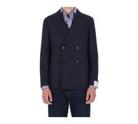 Caruso - Zelander Double-Breasted Jacket - Homme - Costumes - Bleu - Taille: XL