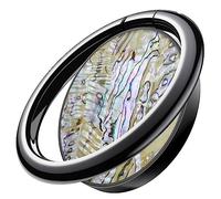 Carveit Anneau Support Téléphone, Métal Support Téléphone - Bague Support pour iPhone 16, 15, 14, 13 Pro Max,Google Pixel 9 Pro 8a, Huawei, Samsung Galaxy S25 Ultra S24 Plus S23+ (Noir+Volcanique)