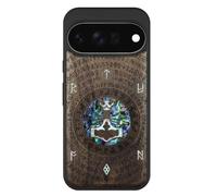 Carveit Bois Coque pour Pixel 11, Noyer, Thors Hammer