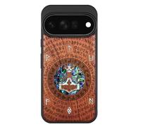 Carveit Bois Coque pour Pixel 11 Pro, Rosé, Thors Hammer