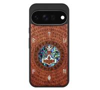 Carveit Bois Coque pour Pixel 11, Rosé, Thors Hammer