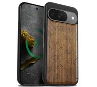 Carveit Bois Coque pour Pixel 9, Noyer-Murmures de Pissenlit