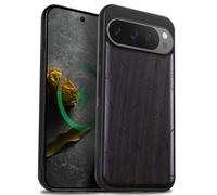 Carveit Bois Coque pour Pixel 9 Pro, Sombre-Murmures de Pissenlit
