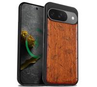 Carveit Bois Coque pour Pixel 9, Rosé-Murmures de Pissenlit