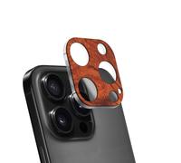 Carveit Caméra Arrière Protecteur Compatible avec iPhone 16 Pro and iPhone 16 Pro Max Accessoire Appareil Photo Protecteur 9H Dureté Ultra Résistant Film Anti-Rayures (Rosé Bois) [1 Pièces]