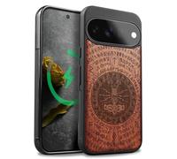 Carveit Coque pour Google Pixel 11, Rosé-Thors Hammer | Magnétique pour Étui Bois [Antichoc Pare,chocs en TPU Souple] Case de Compatible Magsafe Google Pixel 11 Coque