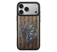 Carveit Étui pour iPhone 18 Pro Max Coque, (Noyer-Tradition de Viking) | Protection Magnétique Case [Bois et Incrustation de Coquille] Étui Compatible Magsafe avec iPhone 18 Pro Max Coque