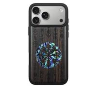 Carveit Étui pour iPhone 18 Pro Max Coque, (Sombre-Tradition de Viking) | Protection Magnétique Case [Bois et Incrustation de Coquille] Étui Compatible Magsafe avec iPhone 18 Pro Max Coque