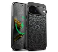 Carveit Étui pour Pixel 11 Pro XL, Sombre, Phoenix Mandala