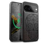 Carveit Étui pour Pixel 11, Sombre, Dis de Los Muertos