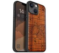 Carveit Magnétique Coque pour iPhone 14 Étui [Antichoc Pare-Chocs en TPU Souple] Case de Téléphone Compatible Magsafe 14 Coque (Rosé-Grâce Fluide du Poisson Rouge)