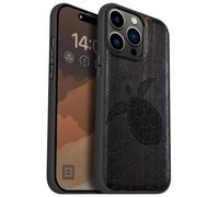 Carveit Magnétique Coque pour iPhone 14 Pro Max Étui [Antichoc Pare-Chocs en TPU Souple] Case de Téléphone Compatible Magsafe 14 Pro Max Coque (Bois Sombre-Gardien du Récif Corallien)