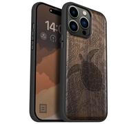 Carveit Magnétique Coque pour iPhone 14 Pro Max Étui [Antichoc Pare-Chocs en TPU Souple] Case de Téléphone Compatible Magsafe 14 Pro Max Coque (Noyer-Gardien du Récif Corallien)