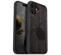 Carveit Magnétique Coque pour iPhone 16 Plus Étui [Antichoc Pare-Chocs en TPU Souple] Case de Téléphone Compatible Magsafe 16 Plus Coque (Bois Sombre-Gardien du récif corallien)