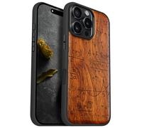 Carveit Magnétique Coque pour iPhone 16 Pro Max Étui [Antichoc Pare-Chocs en TPU Souple] Case de Téléphone Compatible Magsafe 16 Pro Max Coque (Rosé-Le langage de l'univers)