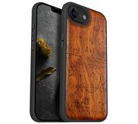 Carveit Magnétique Coque pour iPhone 16e Étui [Antichoc Pare-Chocs en TPU Souple] Case de Téléphone Compatible Magsafe 16e Coque (Rosé-Le langage de l'univers)