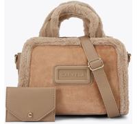 Carvela Carvela Brown Nude Mini Bella Borg Tote Bag