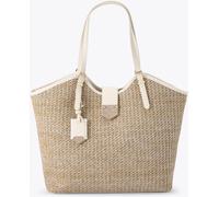 Carvela Carvela Cream Maria Raffia Tote Bag
