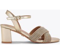 Carvela Carvela Gold Wide Fit Divine Block Sandals