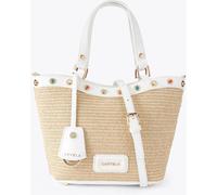 Carvela Carvela White/Brown Amalfi Mini Stone Bag