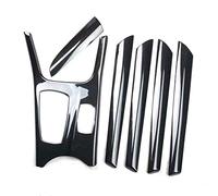 CarWorld 6 pièces/Ensemble, pour BMW X3 F25 X4 2011-2016 at, Kit intérieur de Voiture engrenage Panneau de Porte Ensemble Couverture Garniture Accessoire de Style de Voiture