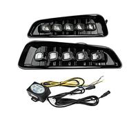 CarWorld Feux de Brouillard pour Ford F-150 Raptor/Ranger Raptor 2017-2019, enjoliveurs de Pare-Chocs Avant L + R LED DRL avec Clignotant antibrouillard