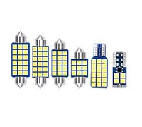 CarWorld pour Ford Mustang 2010 2011 2012 2013 2014 2015 2016 2017 2018, 3 pièces 12 v Voiture Ampoules LED intérieur dôme Lampe Coffre lumière Accessoires