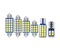 CarWorld pour Kia NIRO 2017 2018 2019 2020, 8 pièces Ampoules LED de Voiture intérieur dôme Lampes de Lecture Plaque d'immatriculation vanité Miroir lumières Accessoires