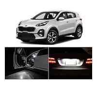 CarWorld pour Kia Sportage 2 3 4 2017-2020, véhicule sans Erreur LED intérieur dôme Coffre éclairage de Plaque d'immatriculation éclairage de Voiture