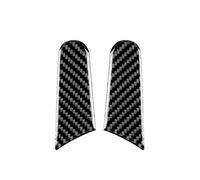 CarWorld pour Porsche Macan 2015-2018, Bandes d'autocollant de rétroviseur en Fiber de Carbone Garniture Accessoires de Style de Voiture