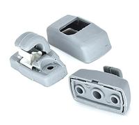 CarWorld pour Skoda Fabia 6Y Octavia A4 A5 1U 1Z Superbe B5 3U 3B0857561B 3B0857563, 2 pc Gris Avant Pare-Soleil Crochet Clips Support